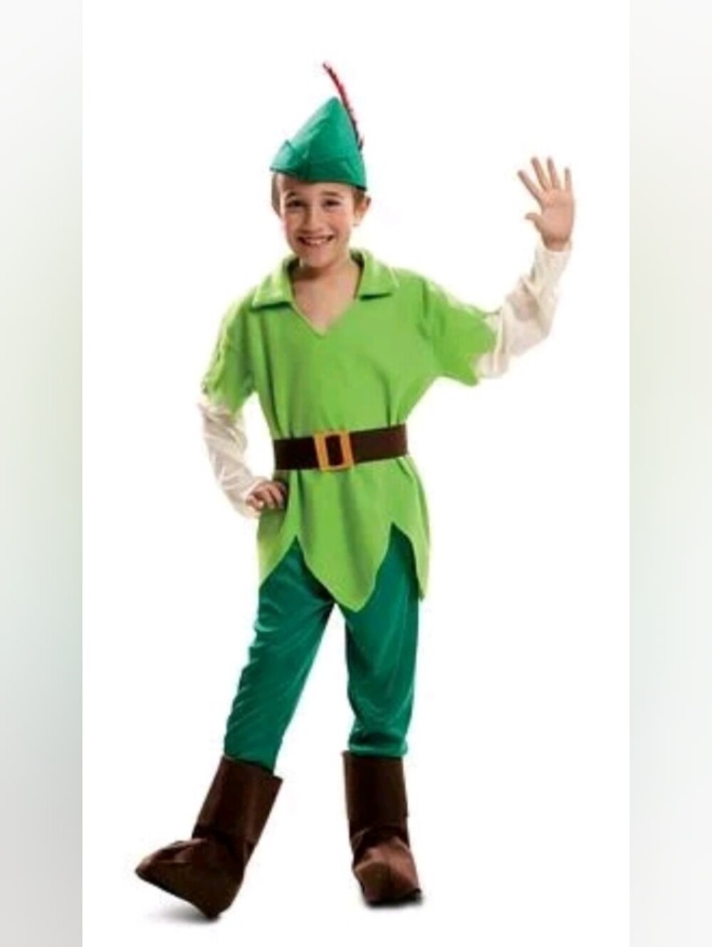 My Other Me Peter Pan Costume Dress Up Ages 5-6 Years Complete Costume
